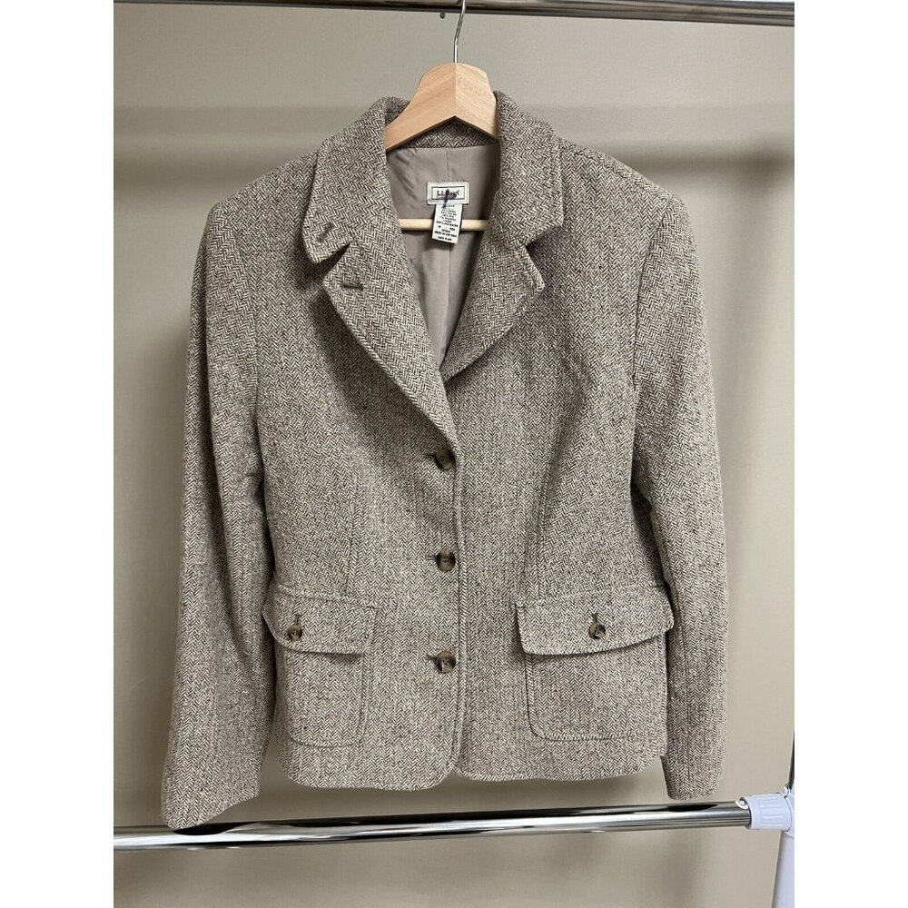 L.L. Bean Vintage Wool Jacket/Blazer Women’s Medium, Fully Lined